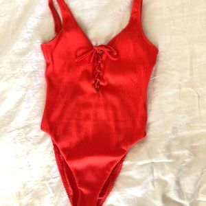 Red Hollister one piece